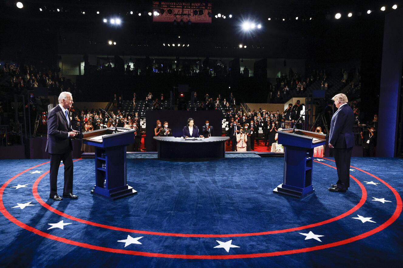 【生肉】特朗普 vs 拜登：2020美国大选第一轮辩论_哔哩哔哩_bilibili